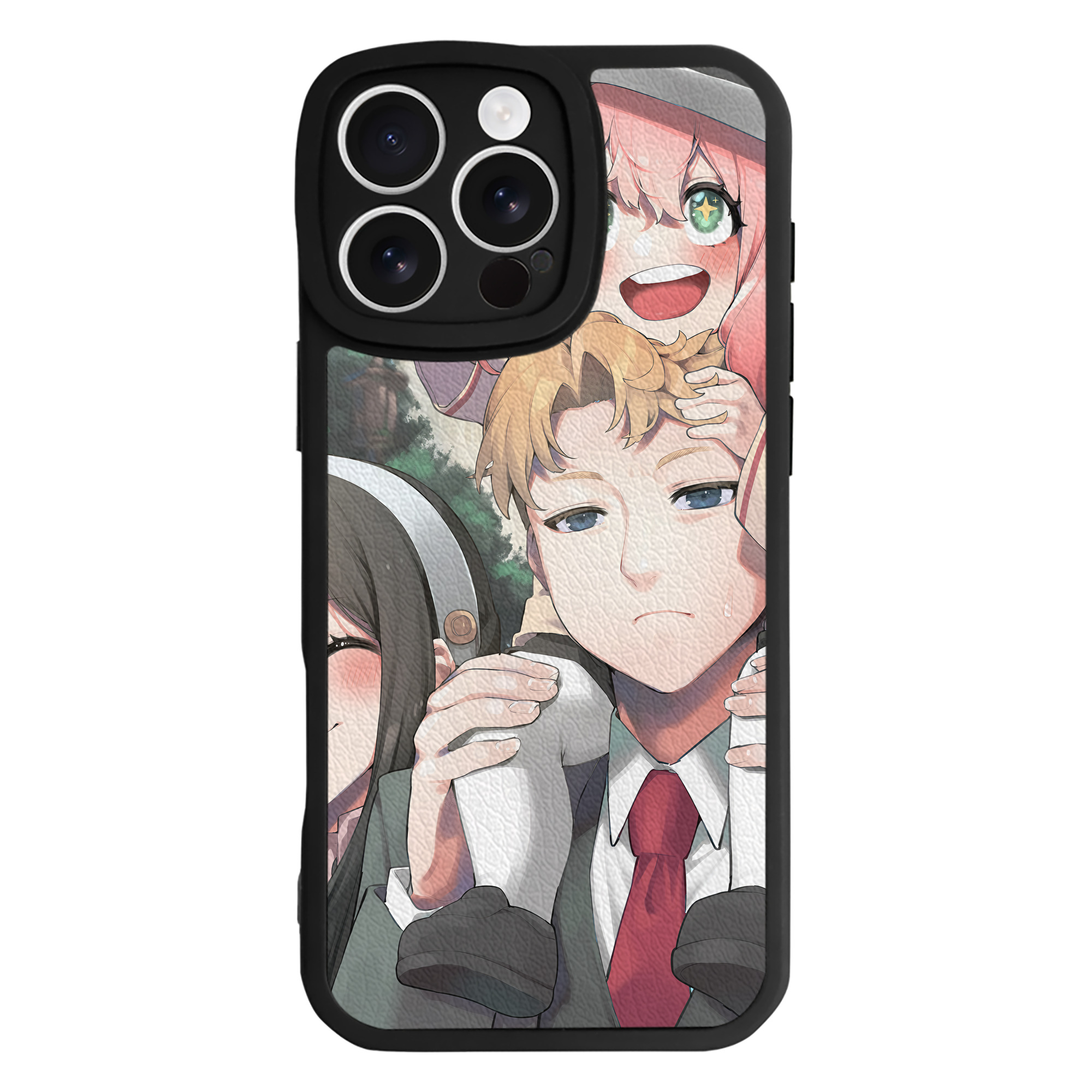 （画像用） SPY×FAMILY间谍家家酒 【iPhone 16シリーズ対応】シリコンスマホケース（レザー調） 材質：シリコン